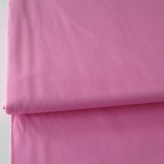 tela popelín algodón rosa