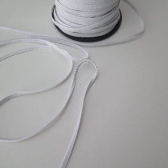cinta goma blanca 4mm