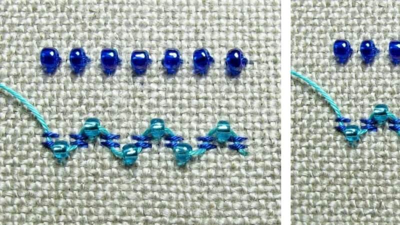 bordar con abalorios