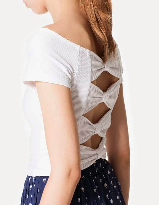 camisas con lazo