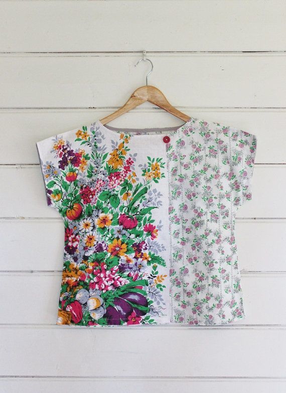 camisas hechas con telas combinadas