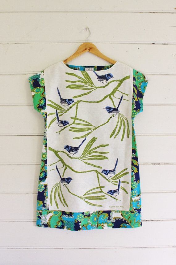 camisas hechas con telas combinadas