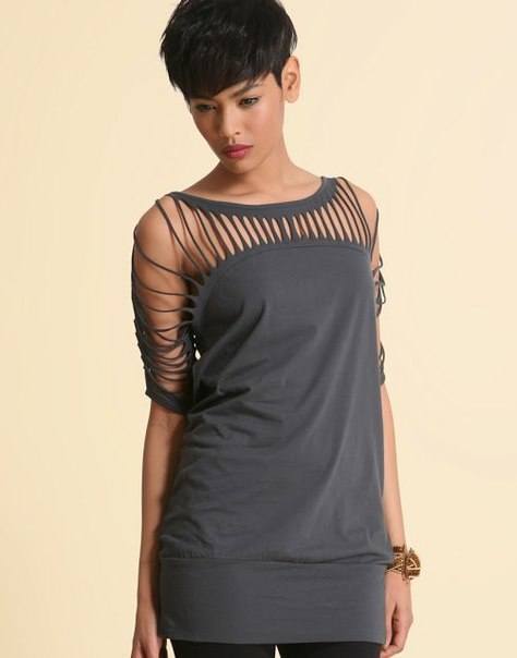 camisetas con cortes originales