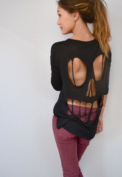 camisetas con cortes originales