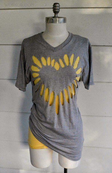 camisetas con cortes originales