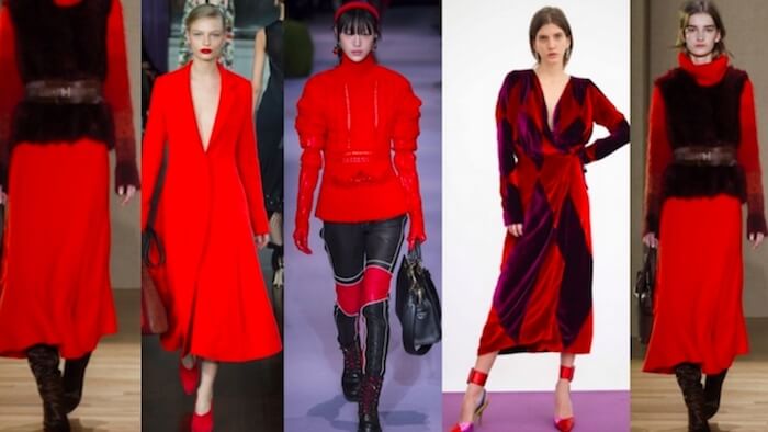 colores de moda otoño invierno 2017 2018