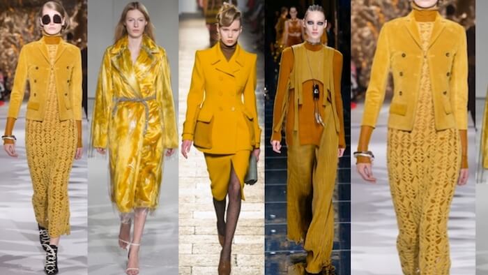 colores de moda otoño invierno 2017 2018