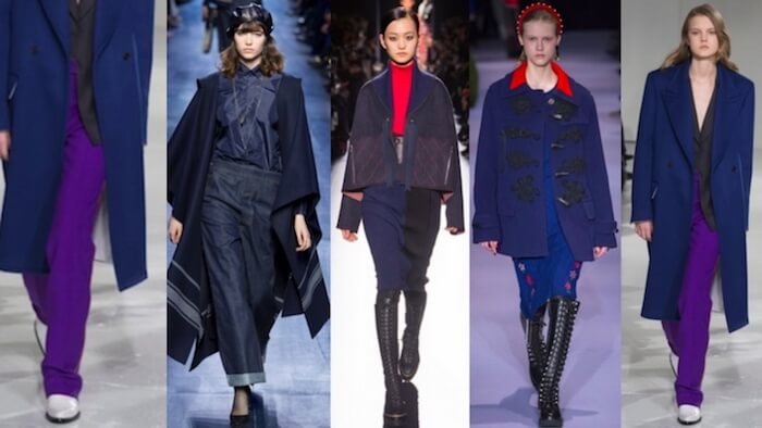 colores de moda otoño invierno 2017 2018