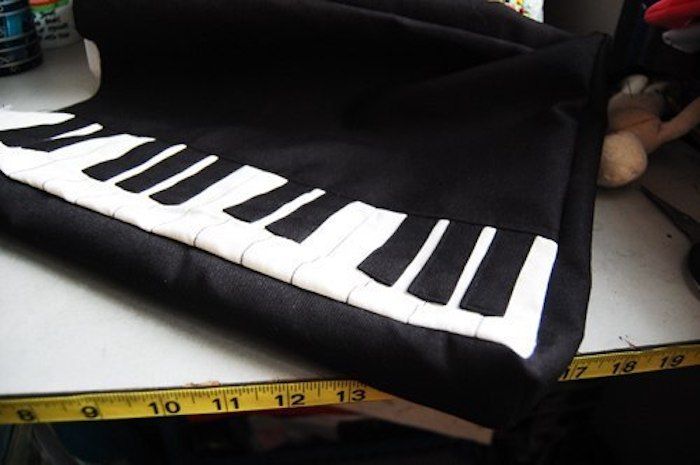 como hacer un bolso de piano