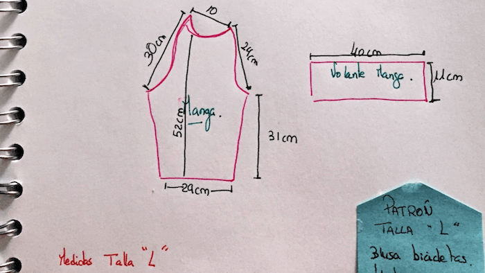 cómo hacer una blusa con volante en la manga