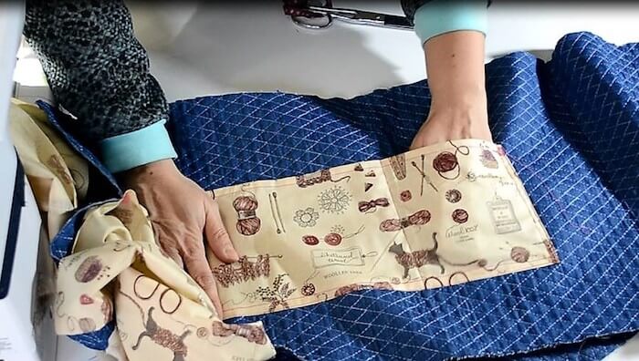 cómo hacer una bolsa de labores