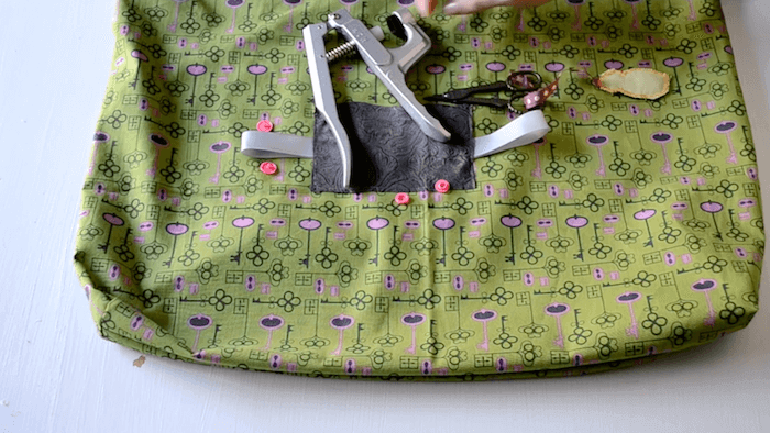 cómo hacer una bolsa plegable