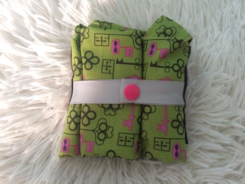 cómo hacer una bolsa plegable