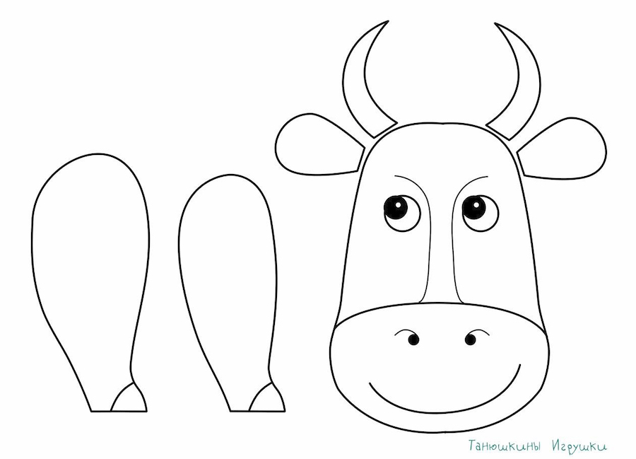 como hacer una vaca de tela