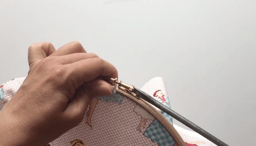 decorar con bastidores de bordar