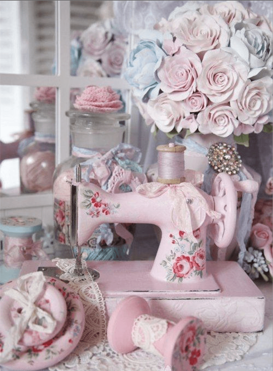telas divinas-decorar con carretes de hilos-17
