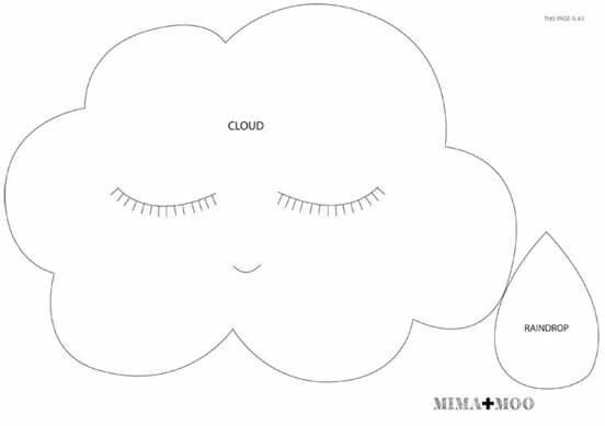 decorar con estrellas lunas y nubes