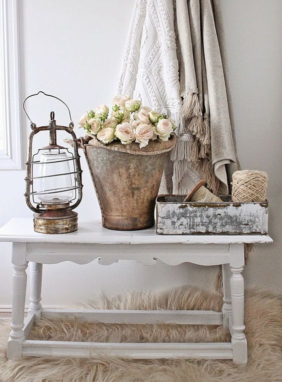 estilo shabby chic en decoracion