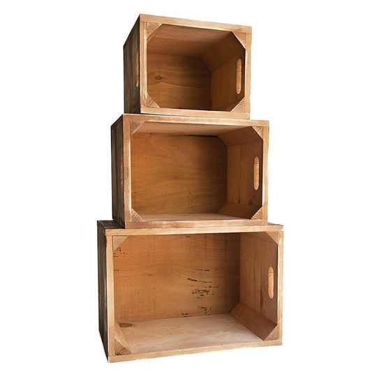 como hacer estanterias con cajas