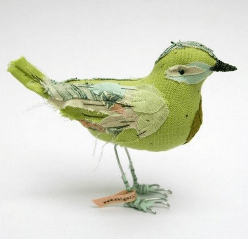 hacer pajaros de tela