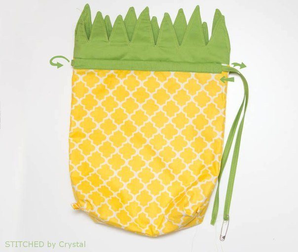hacer una mochila de piña