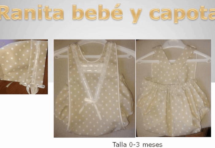 hacer una ranita de bebe con capota