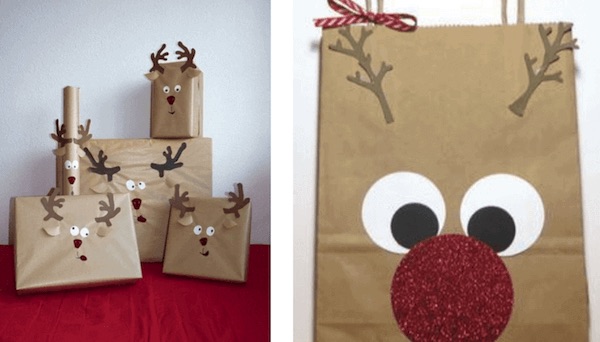 envolver regalos navideños