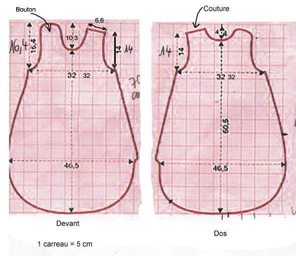 ideas para hacer sacos de bebés