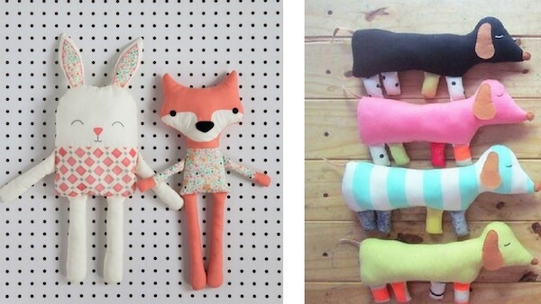 muñecos de tela