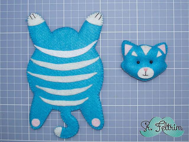posavasos de fieltro con forma de animales