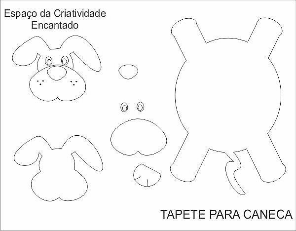 posavasos de fieltro con forma de animales