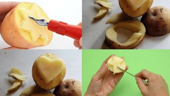 sellos de patata para estampar telas