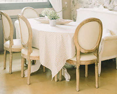 elegantes manteles