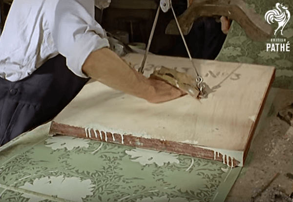telas de cortina y papel pintado