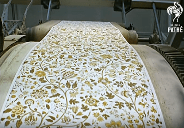 telas de cortina y papel pintado
