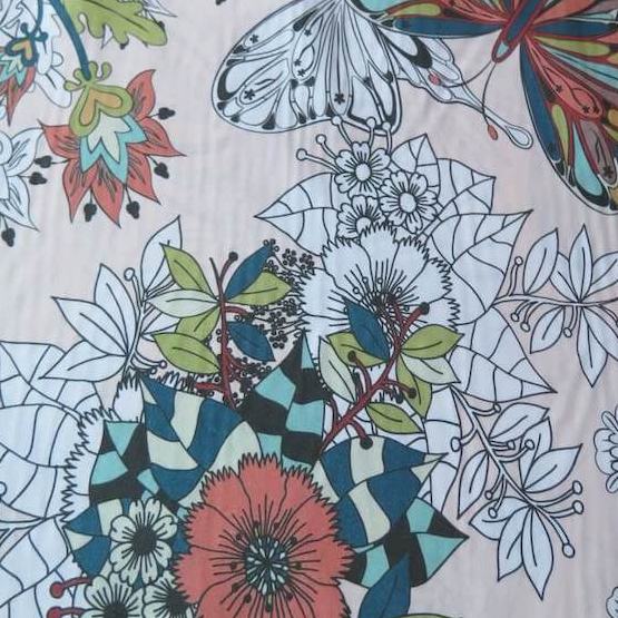 tela estampada floralia