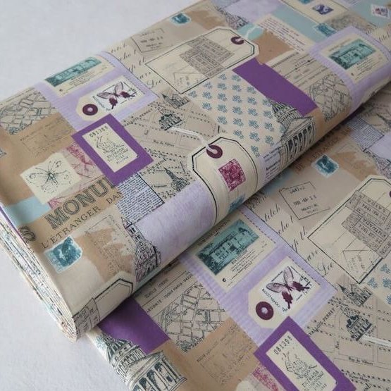 telas estampadas etiquetas