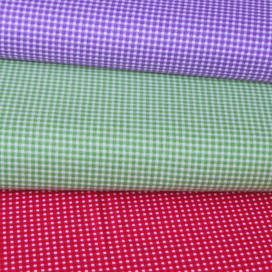 telas estampadas de cuadros tipo vichi