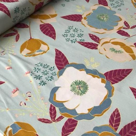 tela estampada bosque encantado