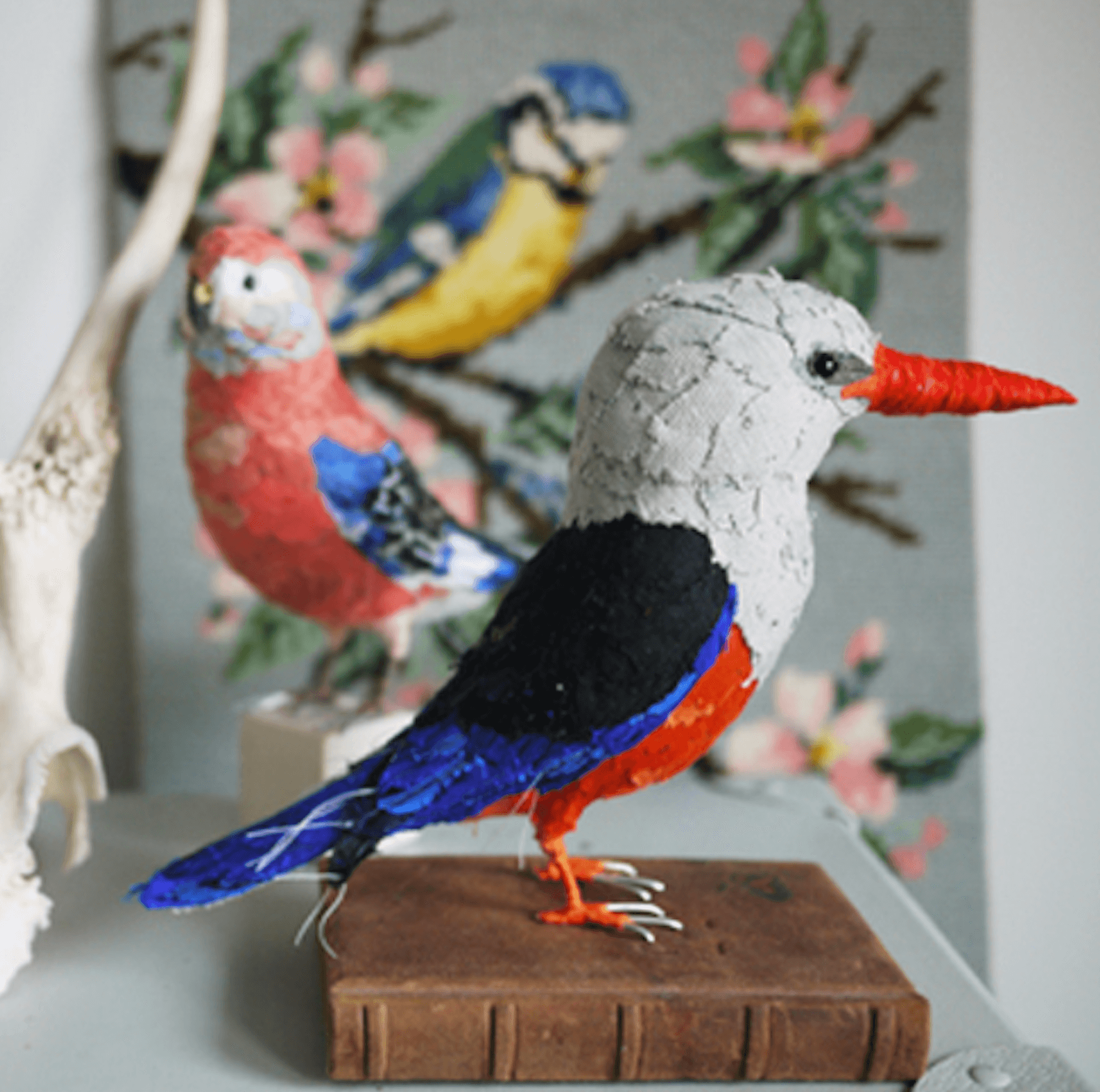 pajaritos de tela