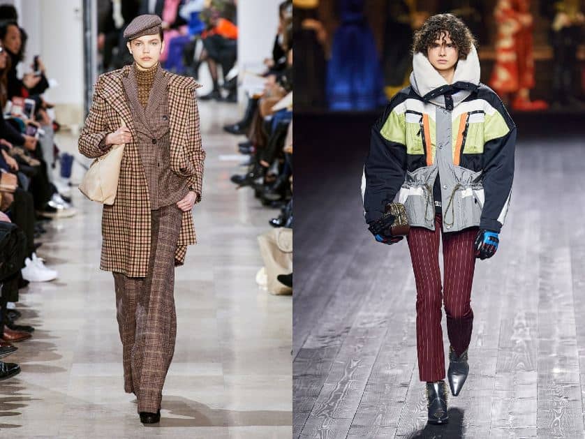 Pantalones pinstripe y de cuadros 