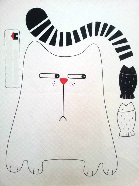 telas divinas-tutorial gato tela-hacer gato de tela-telas online