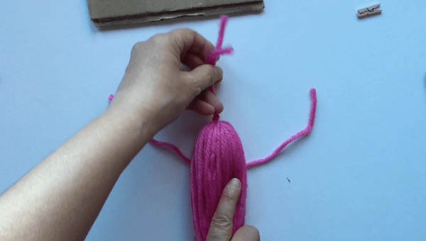 hacer una borla