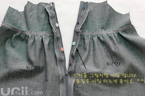 vestido de tela vaquera para niña