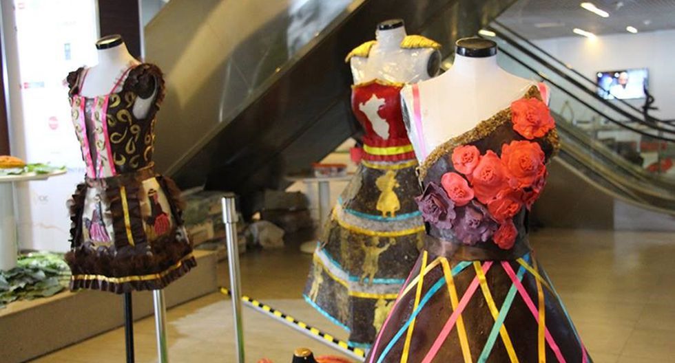 vestidos de chocolate