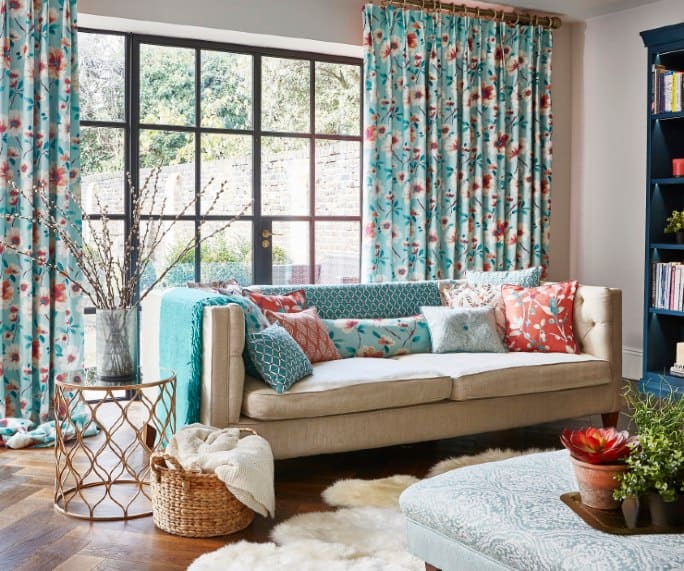 textiles de flores