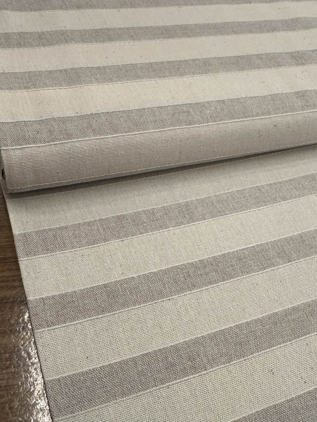 ALGODÓN ORGÁNICO RAYAS BEIGE
