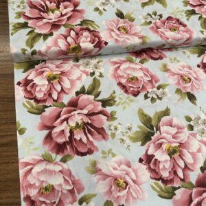 Tela estampada flores Meda - Telas Divinas Zamora