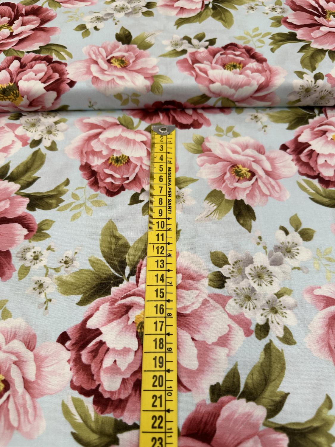 Tela estampada flores Meda - Telas Divinas Zamora